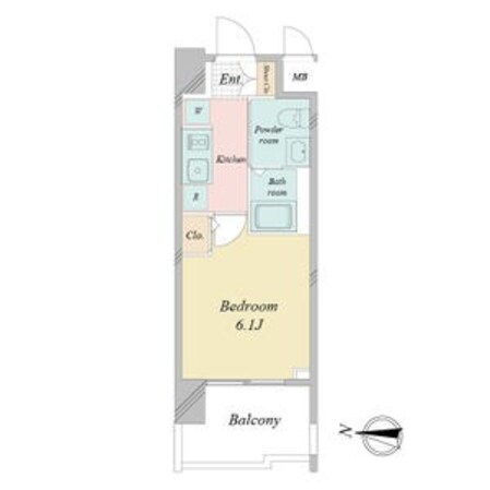 堀田駅 徒歩3分 2階の物件間取画像